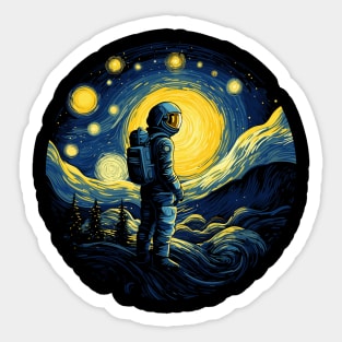 Astronaut Outer Space Gifts Men Kids Women Funny Space Sticker